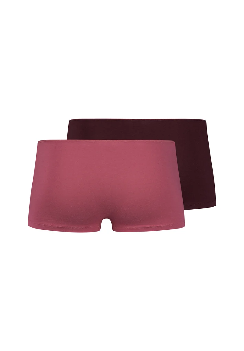 SKINY ADVANTAGE Cotton Stretch Boyleg shorts 2 pack | rosewine selection 087081-08A139
