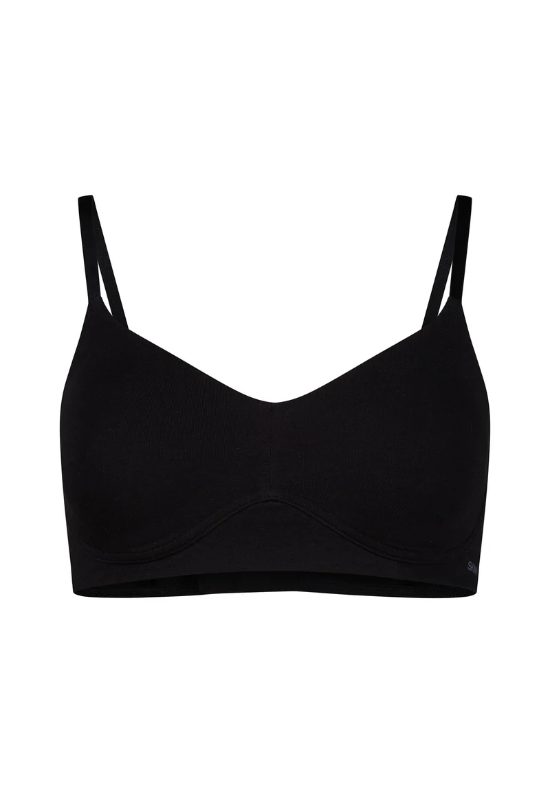 SKINY ADVANTAGE Cotton Stretch Soft bra | black 087492-087665