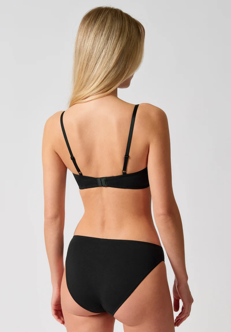 SKINY ADVANTAGE Cotton Stretch Soft bra | black 087492-087665