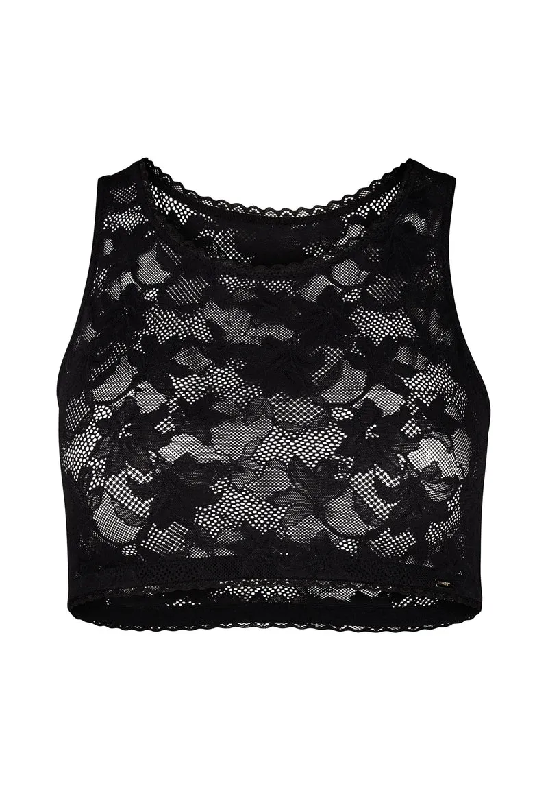 Stretchlace Crop Top | black 087439-087665