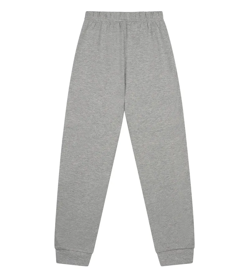 Unisex Kinder Leggings Grau Meliert Dim Thermal