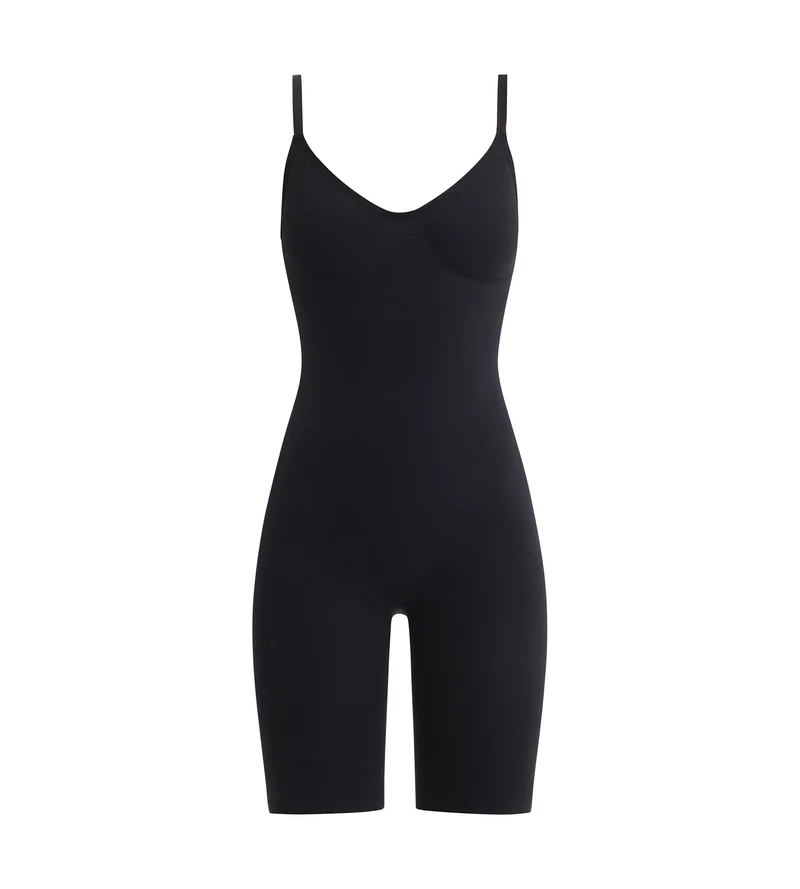 Body Shorts Frau ohne Bügel Schwarz Dim Silhouette