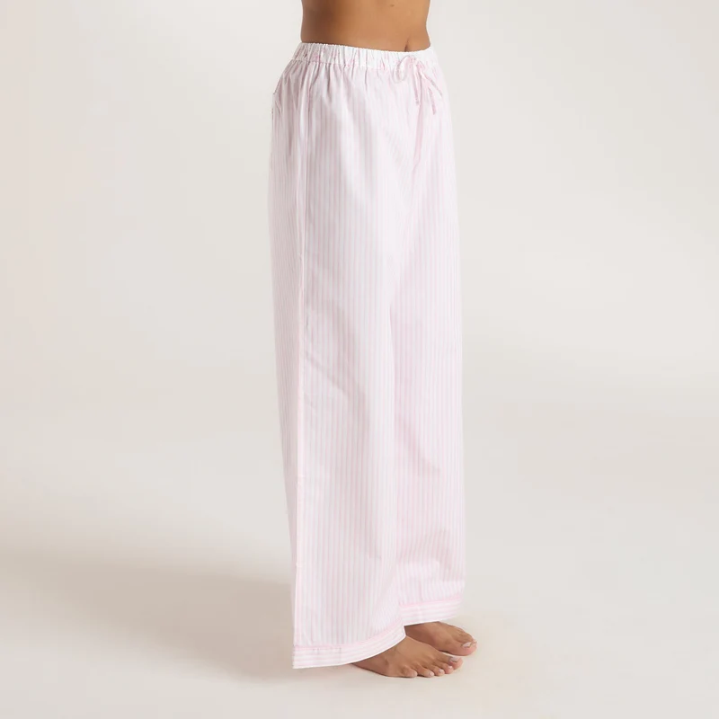 Bloom & Stripe Pyjama Bottoms - Pink