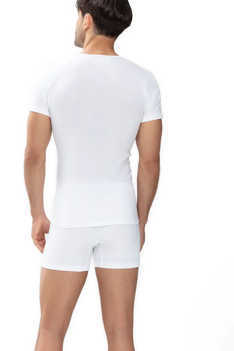T-Shirt, V-Ausschnitt, CASUAL COTTON