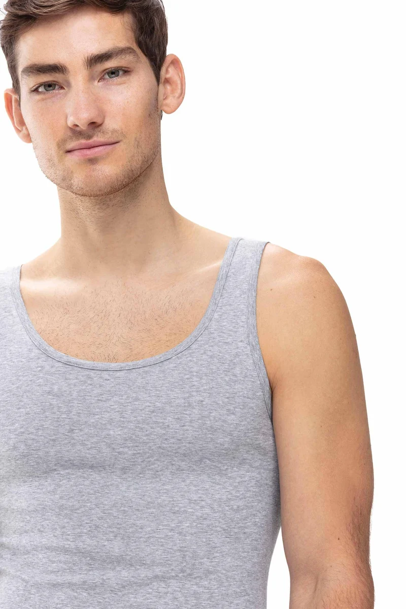 Athletic-Shirt, Tank-Top, Rundhals, CASUAL COTTON