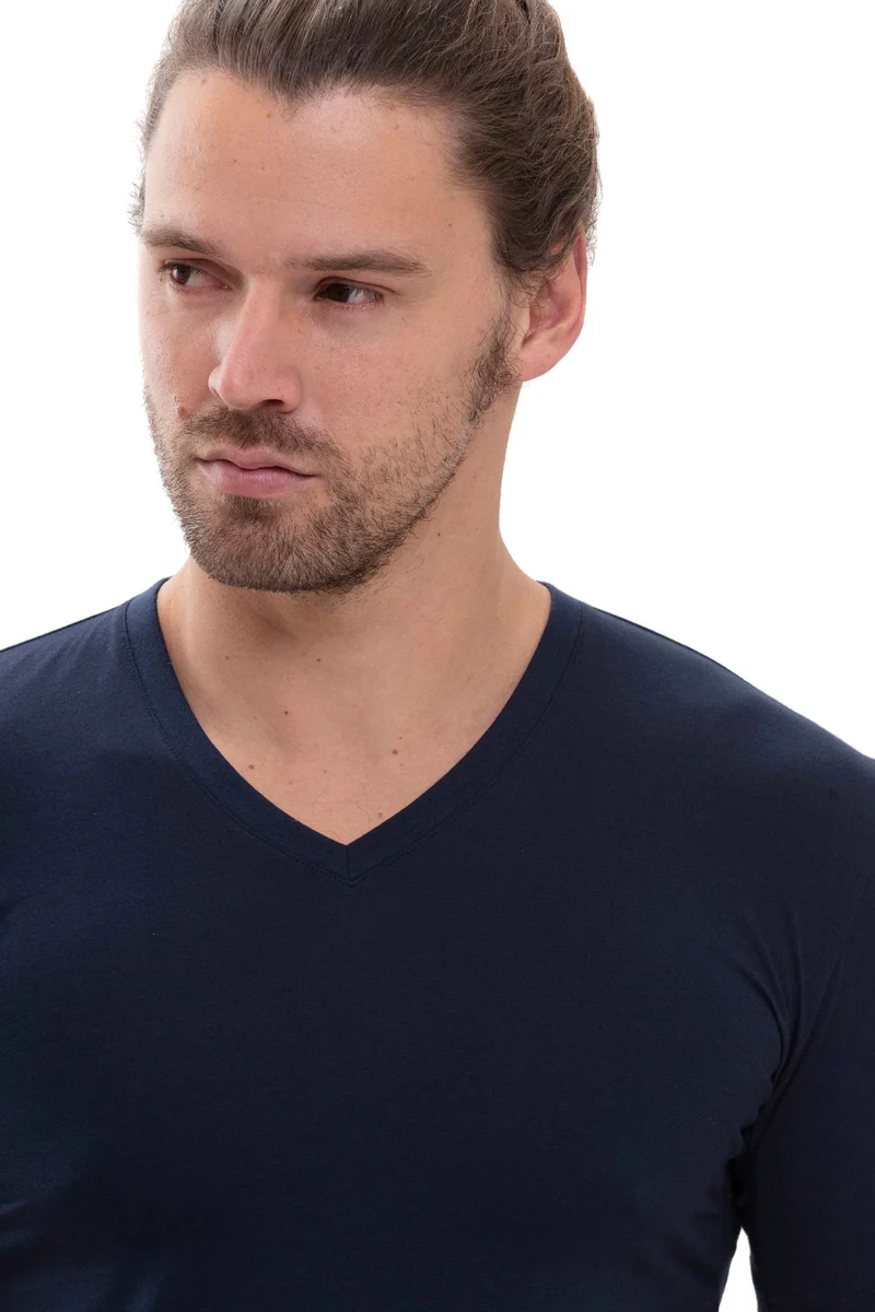 T-Shirt, V-Ausschnitt, HYBRID