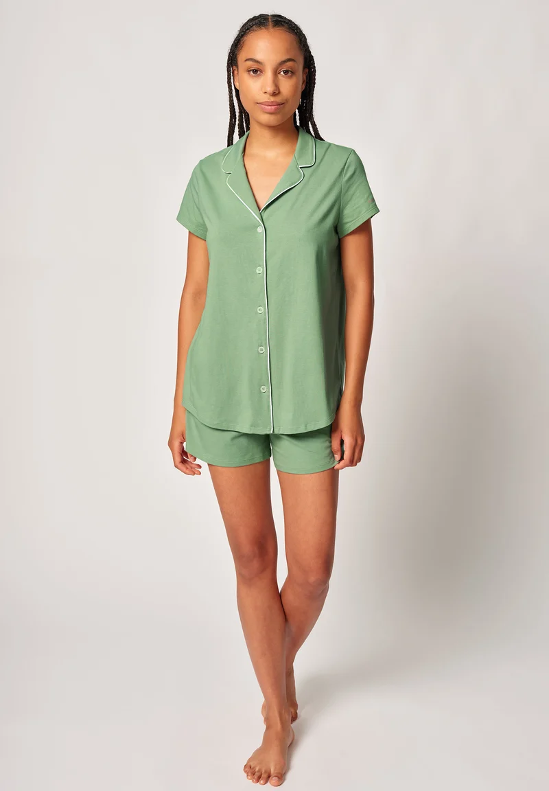 Night In Skiny 03 Pyjama short | basil 084528-08S767