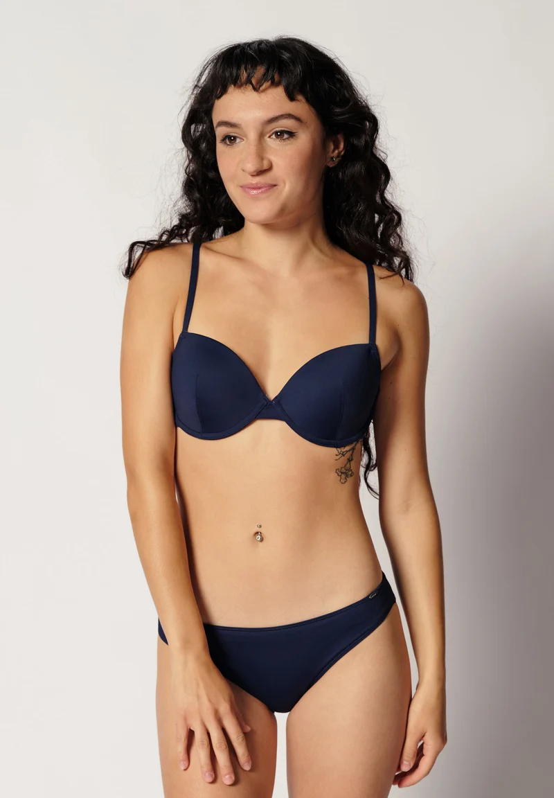 Maritimemotion Padded bikini top | cheeky navy 080441-08S548