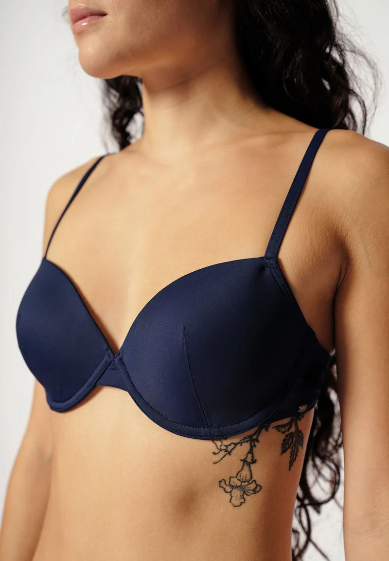 Maritimemotion Padded bikini top | cheeky navy 080441-08S548