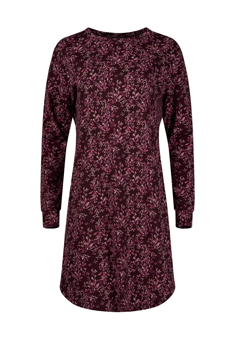 Night In Mix & Match Sleepshirt long sleeve | wild leaves 080773-08A170
