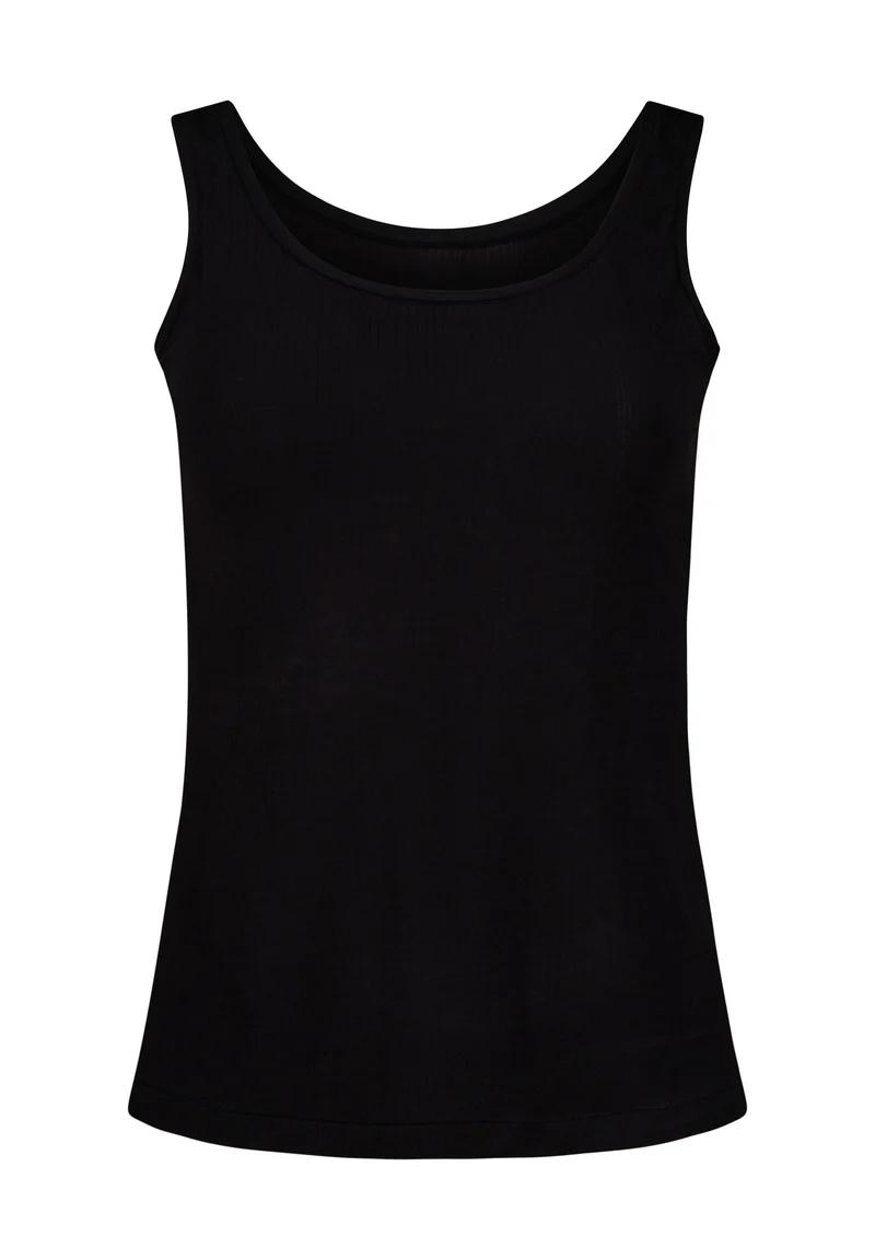Sheer Modal Tank top | black 087653-087665
