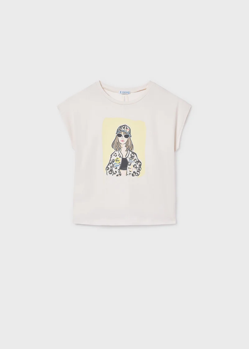 T-Shirt Kurzarm Motivdruck