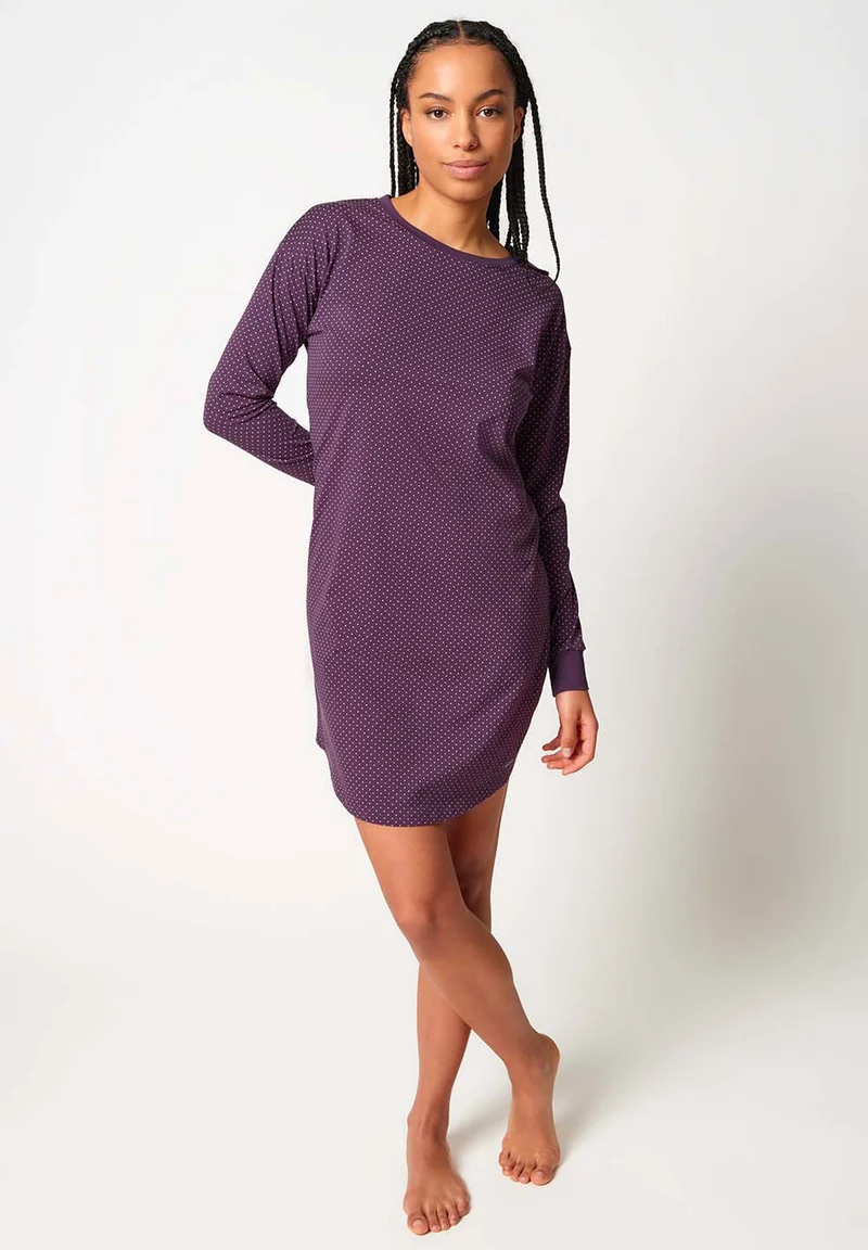 Night In Mix & Match Sleepshirt long sleeve | mysterioso dots 080773-08S924