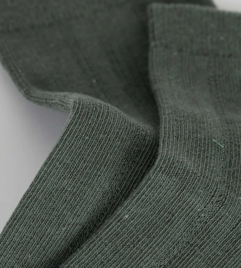 Damen-Socken aus Baumwolle mit Pointelle-Muster in Eisberggrün von Dim La Mode