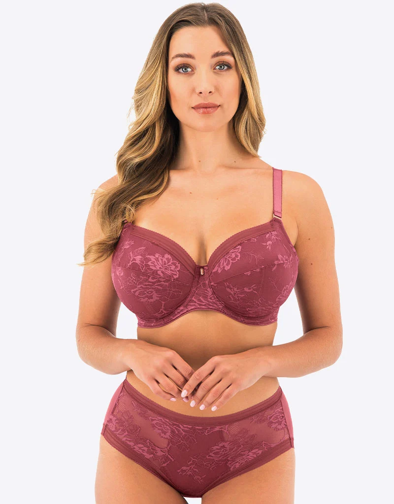 Fantasie Fusion Lace Brief Rosewood