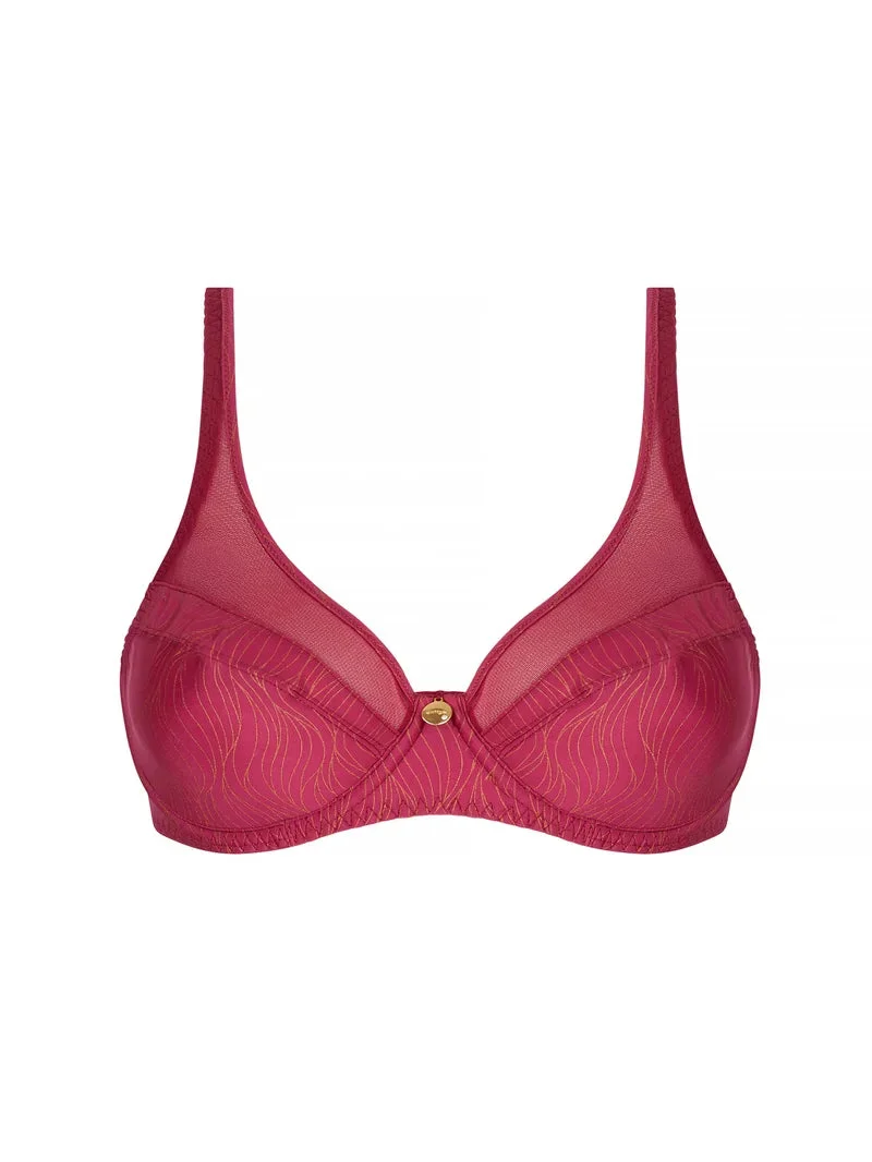 Antigel By Lise Charmel – Ballerine Des Ondes Vollschalen-BH in Kirschrot
