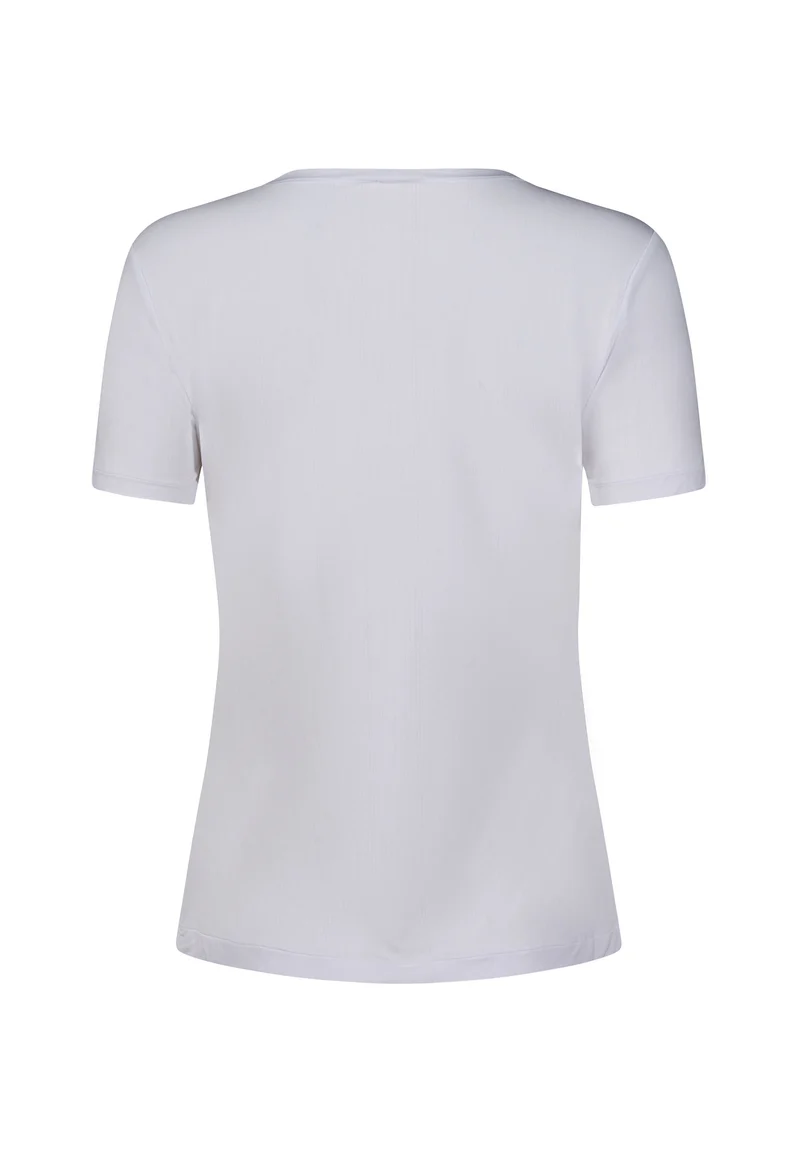 Sheer Modal Shirt short sleeve | white 087652-080500