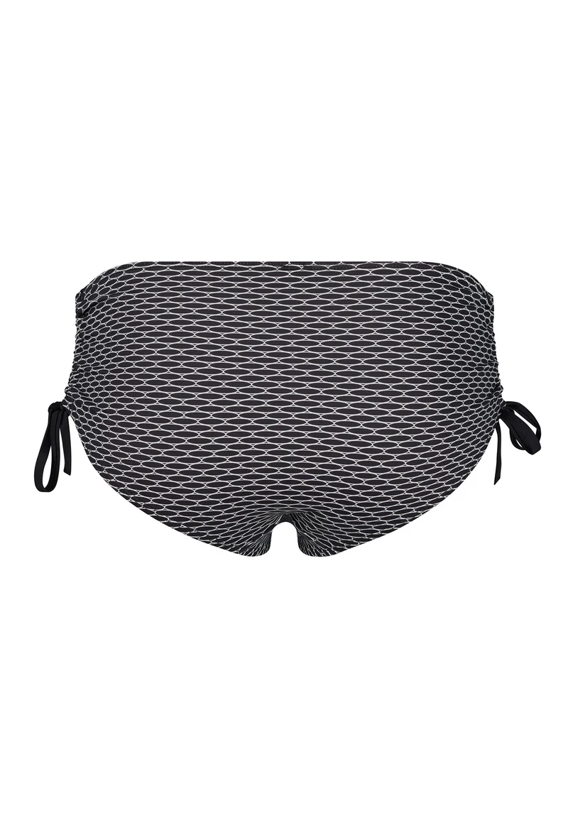 Maritimemotion Bikini panty | blackivory grid 087214-08S983