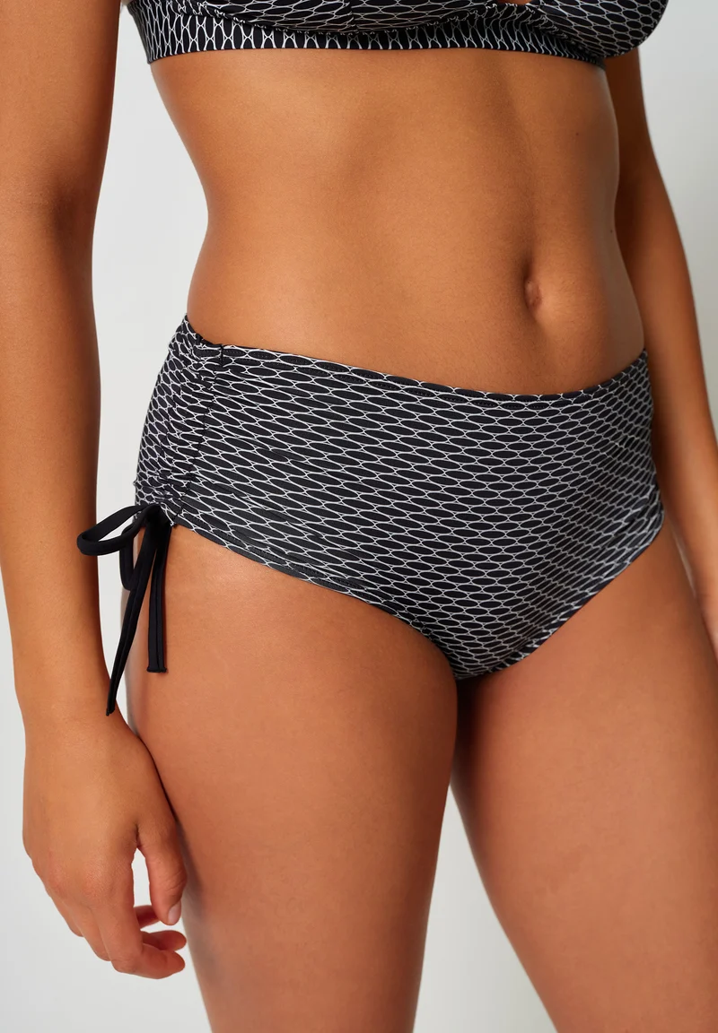Maritimemotion Bikini panty | blackivory grid 087214-08S983