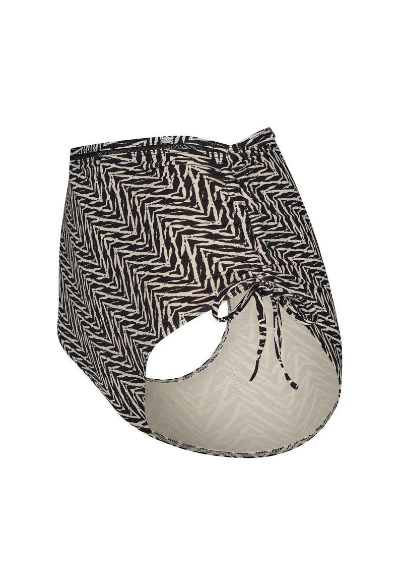 Animal Allure High-waisted bikini bottoms | birchblack zebra 087229-08A034