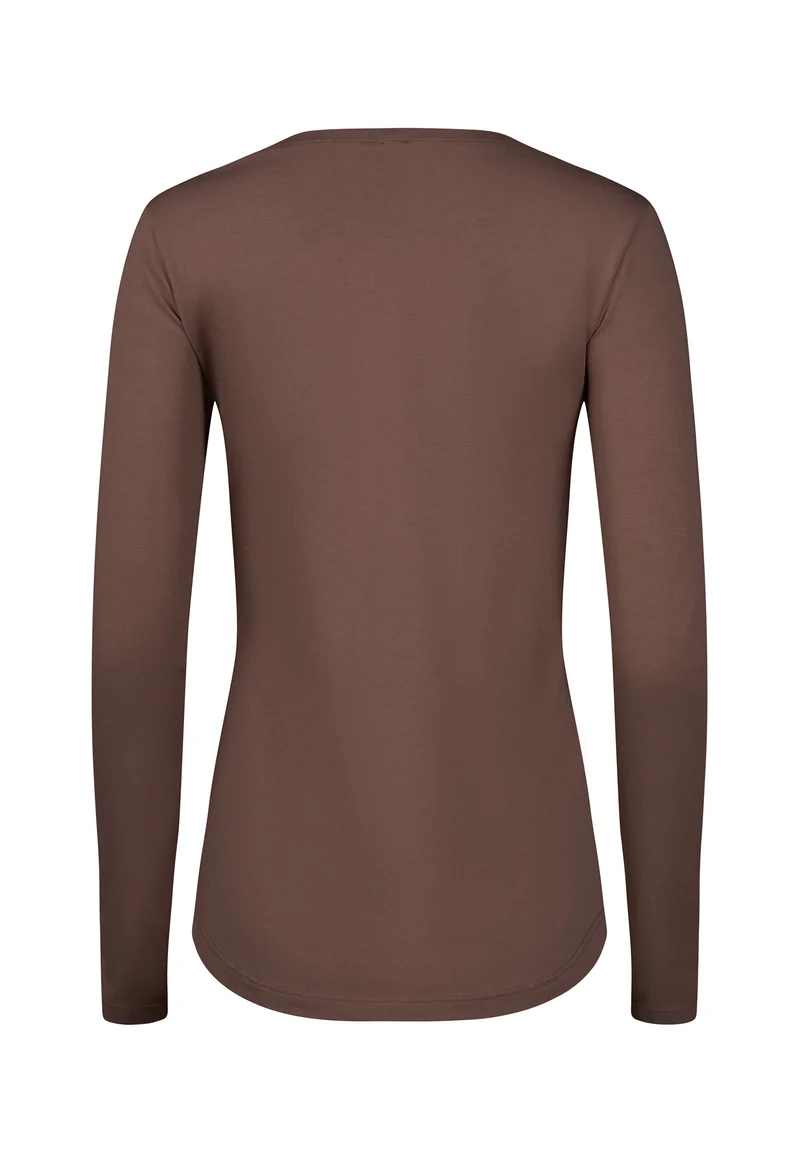 Night In Skiny 02 Shirt long sleeve | deep taupe 087592-08A126