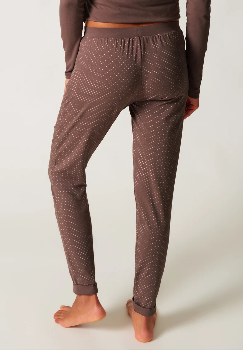 Night In Skiny 02 Pants long | deeptaupe dots 087591-08A173