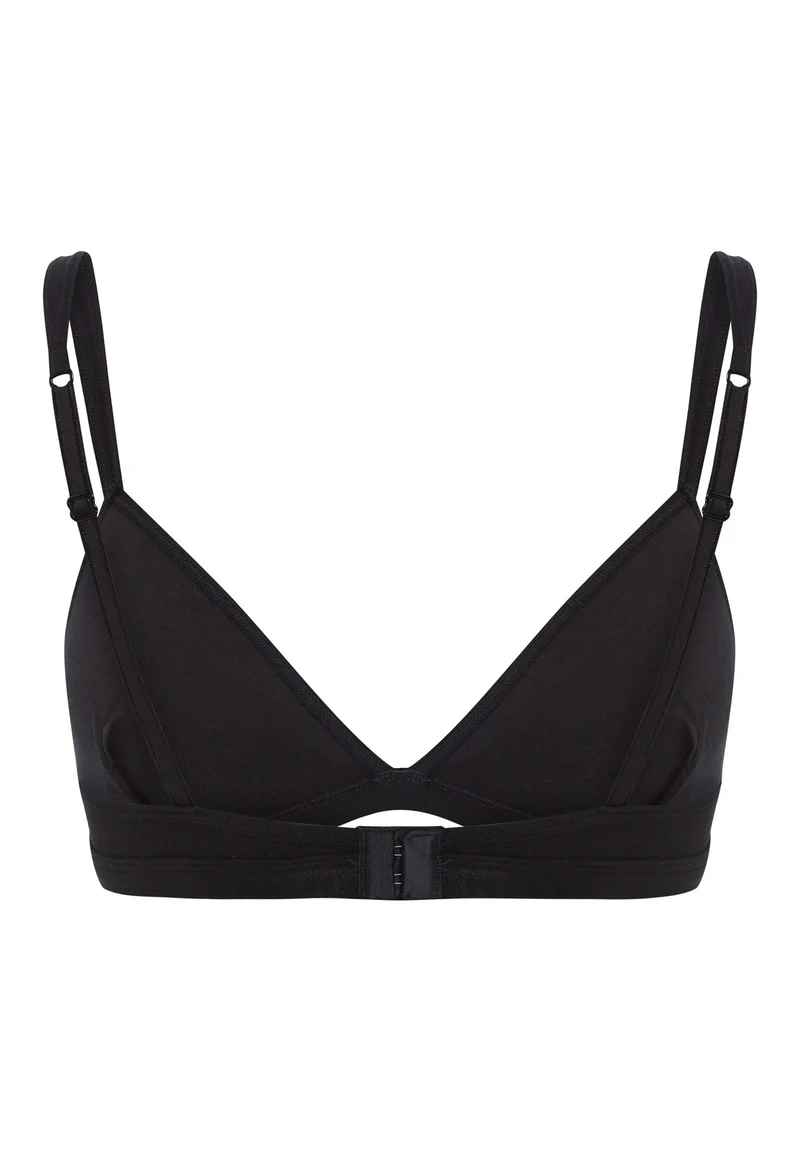 SKINY ADVANTAGE Cotton Stretch Padded triangle bra | black 087102-087665