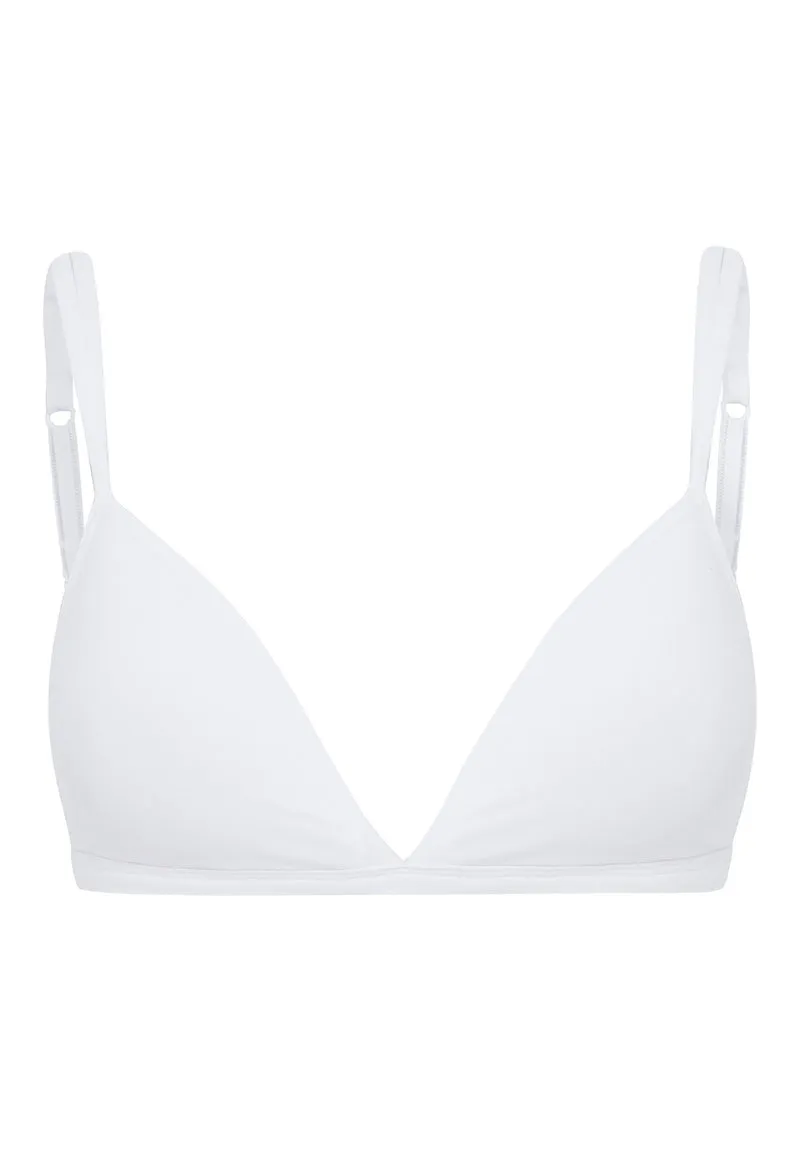SKINY ADVANTAGE Cotton Stretch Padded triangle bra | white 087102-080500