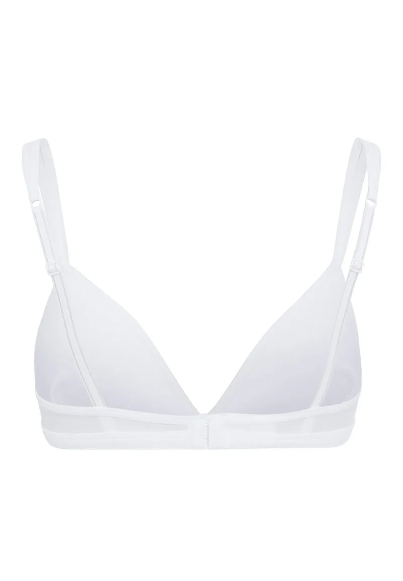 SKINY ADVANTAGE Cotton Stretch Padded triangle bra | white 087102-080500