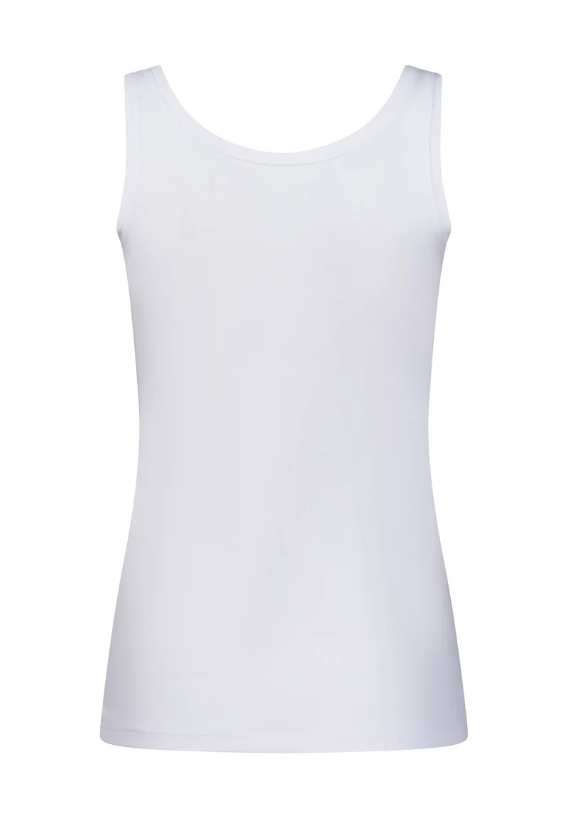 SKINY ADVANTAGE Cotton Stretch Tank top 2 pack | white 087098-080500