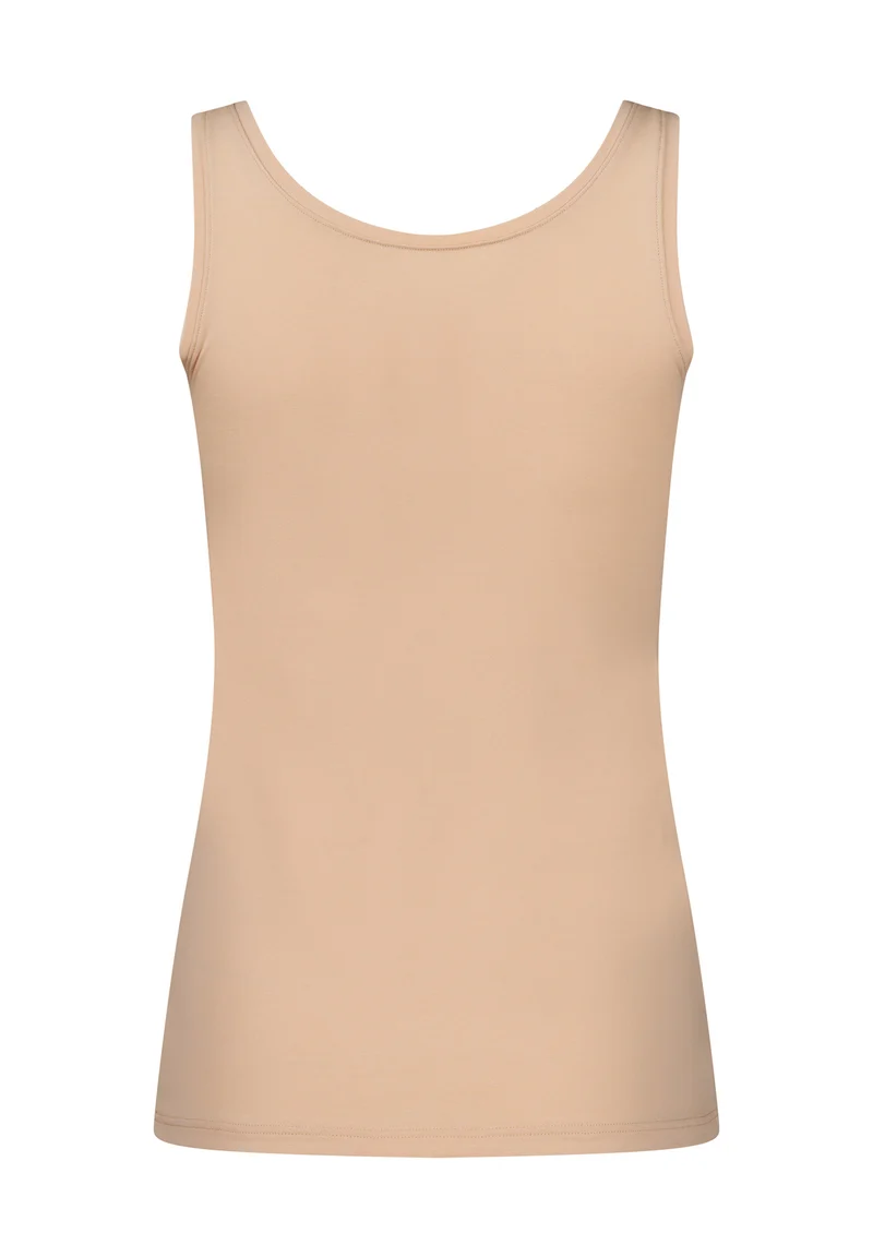 SKINY ADVANTAGE Cotton Stretch Tank top 2 pack | beige 087098-082409