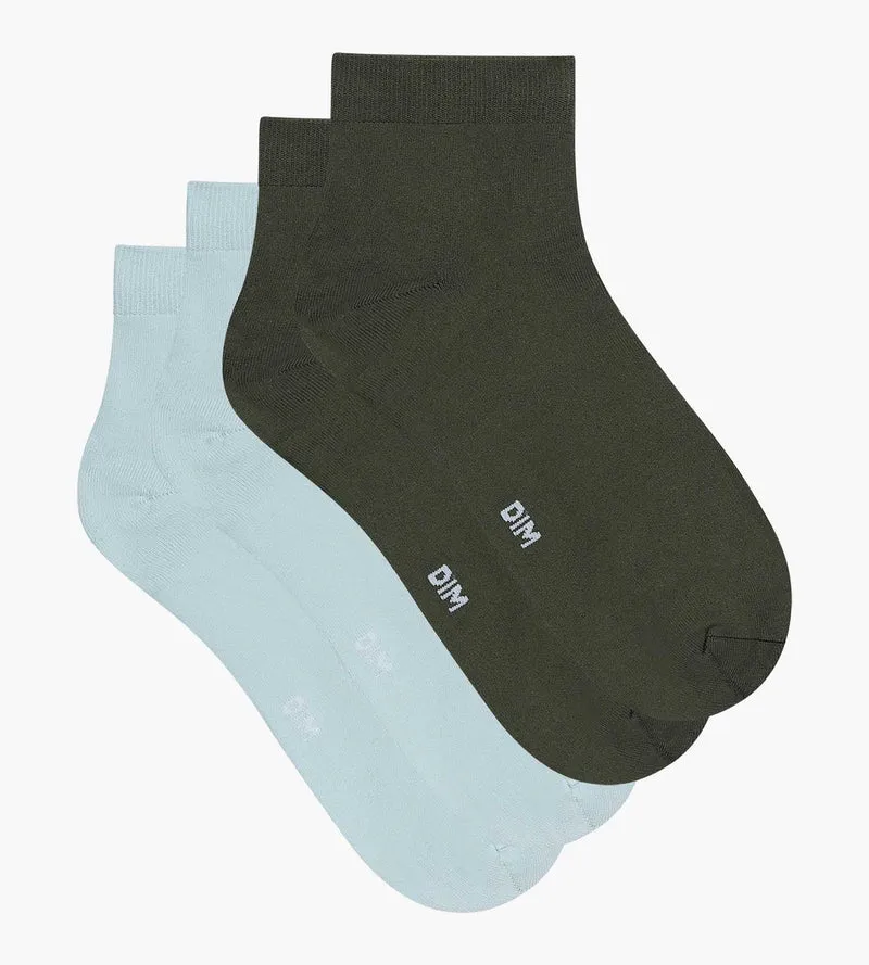 2er-Pack Damen-Socken Grün Blau Skin