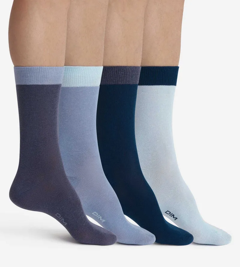 4 Paar Herrensocken Blau EcoDim Mode