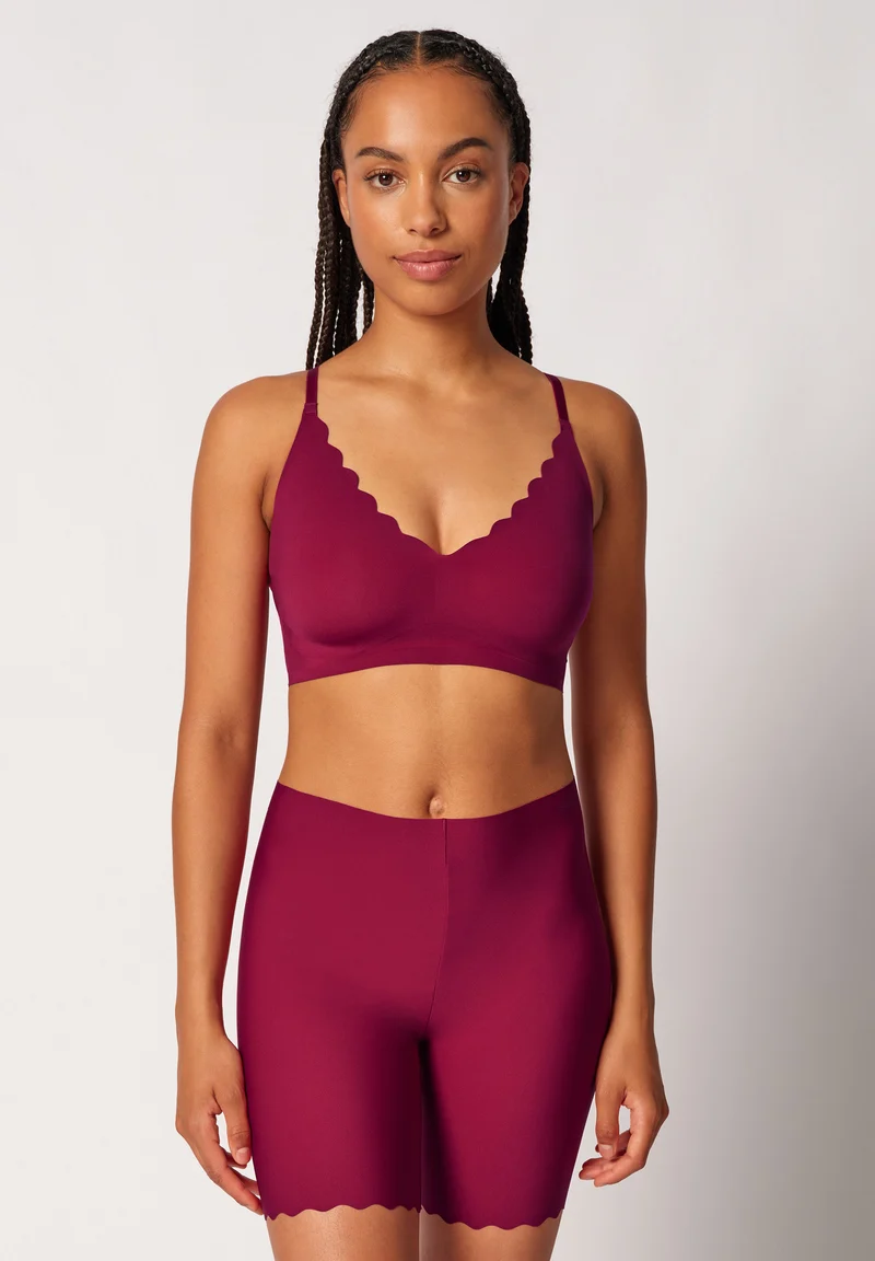 Micro Essentials Crop top remov. pads | beet red 084272-08S770