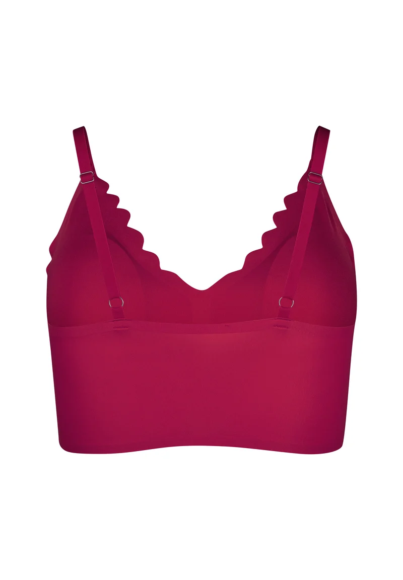 Micro Essentials Crop top remov. pads | beet red 084272-08S770