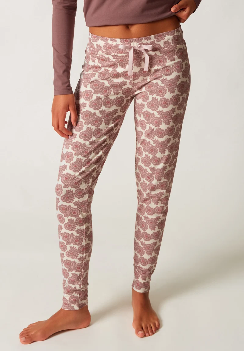 Night In Mix & Match Pants long | peony flowers 080790-08A169
