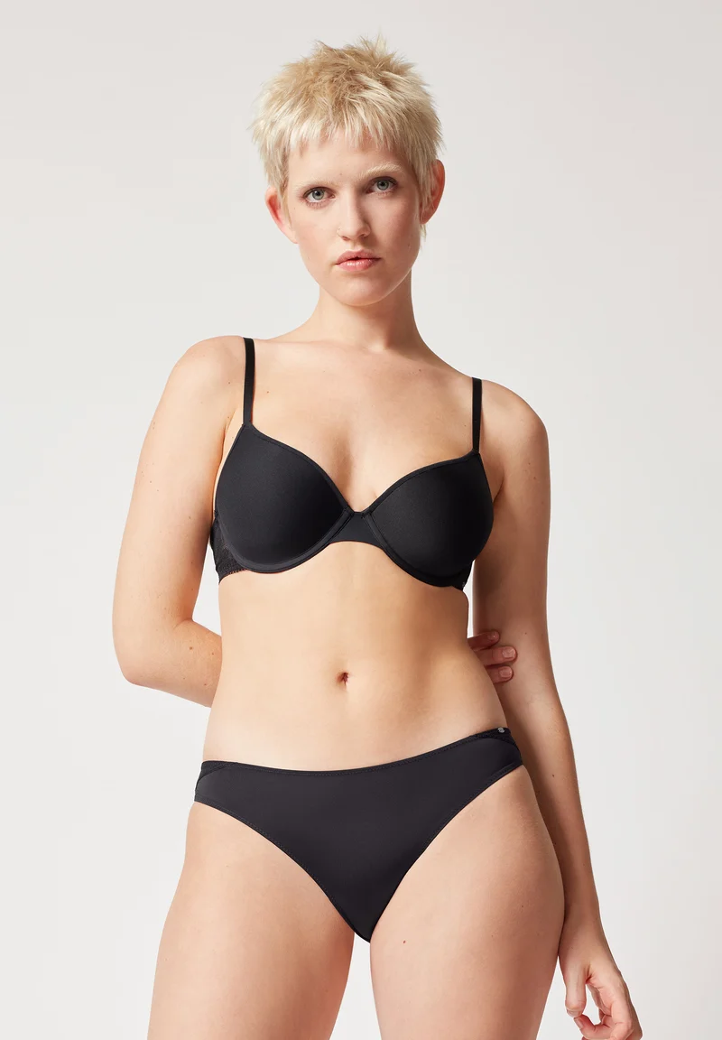 Micro Lace Spacer bra | black 080607-087665