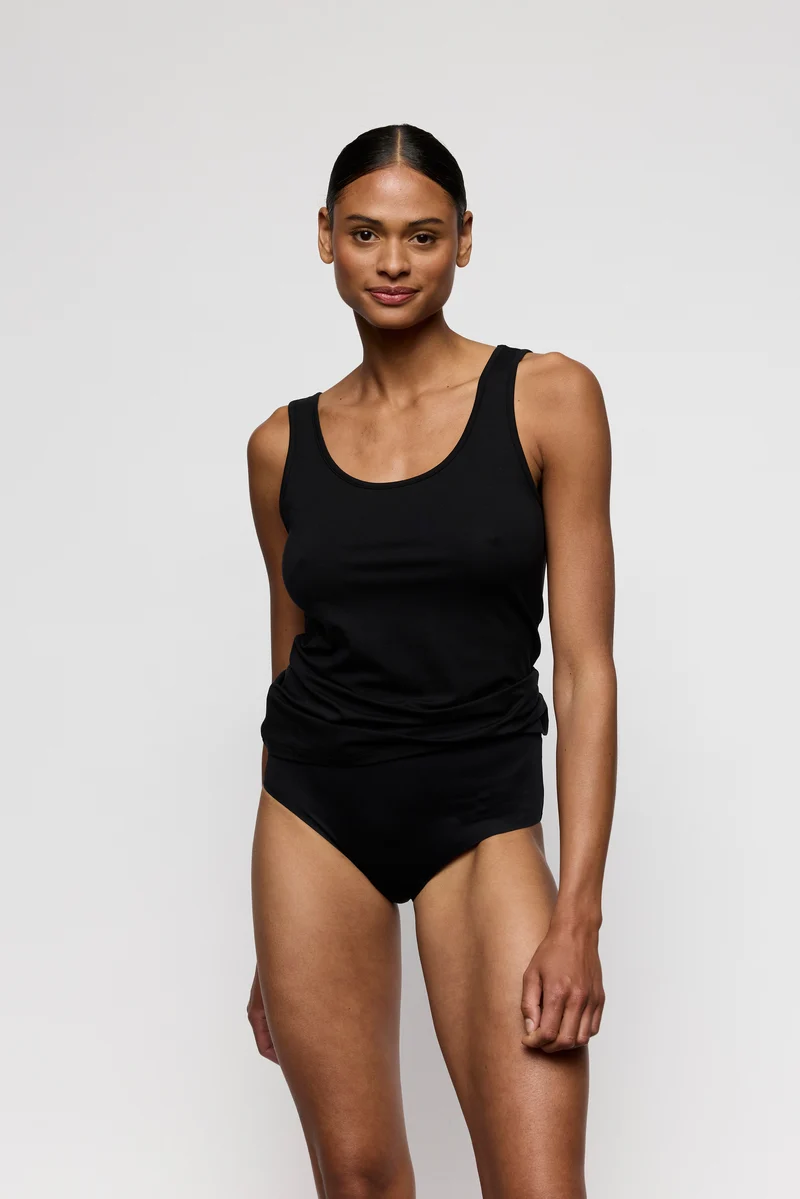SOFT STUDIO schwarz Top ohne Cup