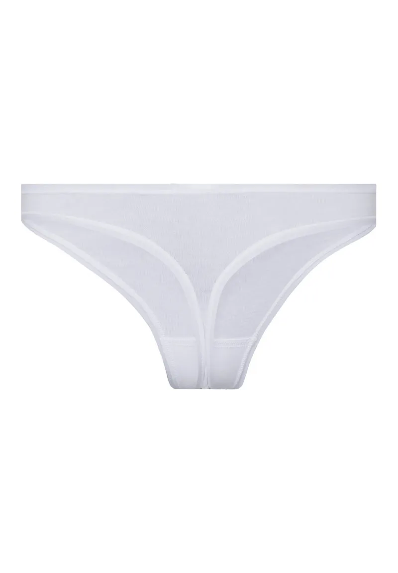 SKINY ADVANTAGE Cotton Stretch Thong 2 pack | white 087087-080500