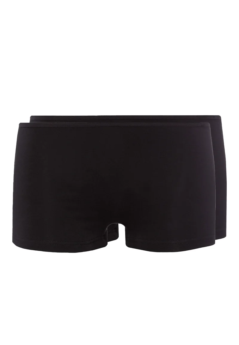 SKINY ADVANTAGE Cotton Stretch Boyleg shorts 2 pack | black 087081-087665