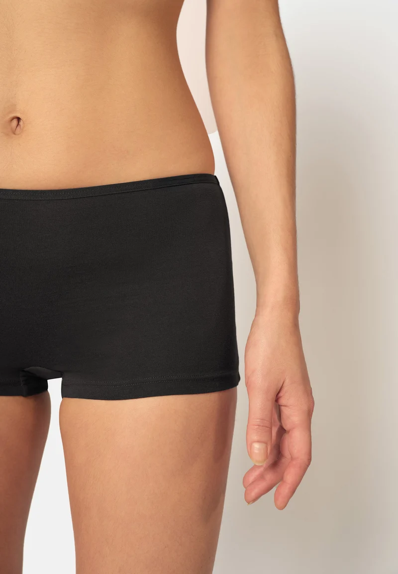 SKINY ADVANTAGE Cotton Stretch Boyleg shorts 2 pack | black 087081-087665