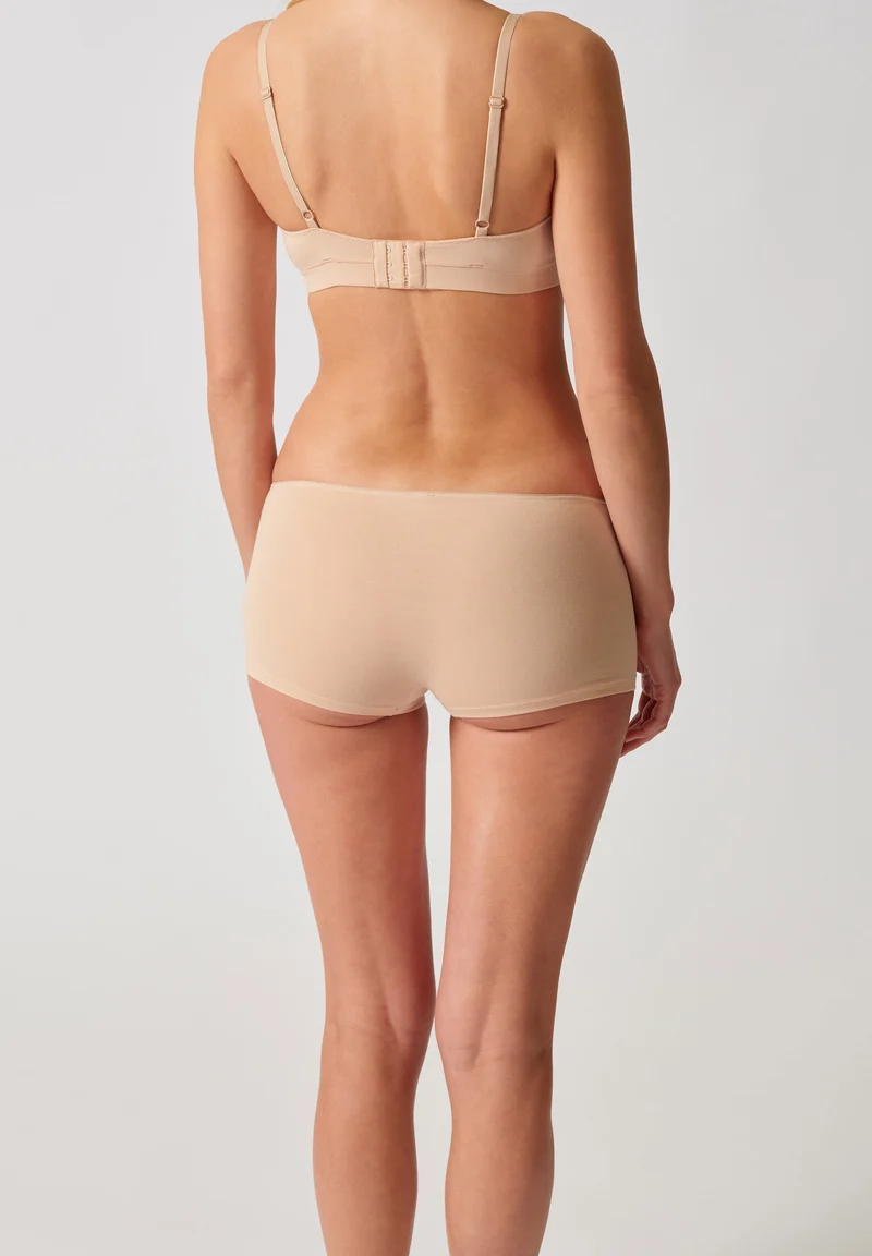 SKINY ADVANTAGE Cotton Stretch Boyleg shorts 2 pack | beige 087081-082409
