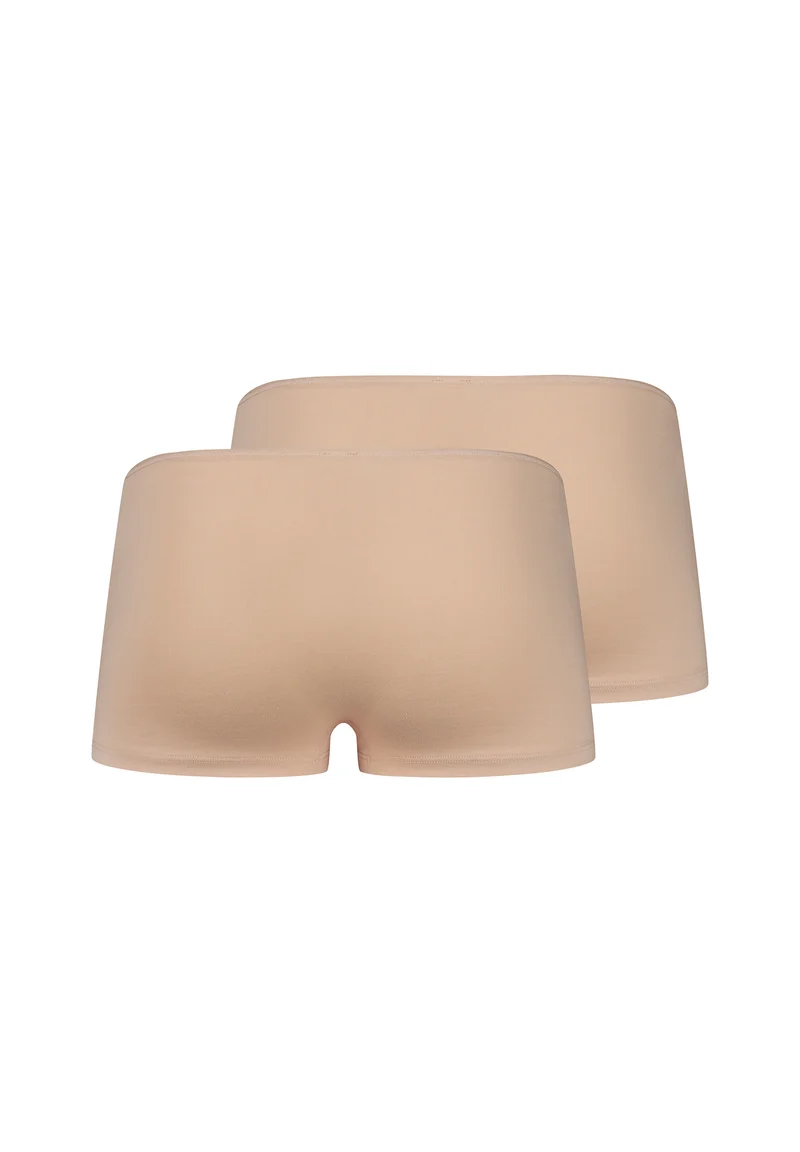 SKINY ADVANTAGE Cotton Stretch Boyleg shorts 2 pack | beige 087081-082409
