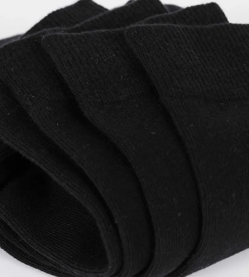 2-Paar-Set schwarze Herren-Socken Thermo