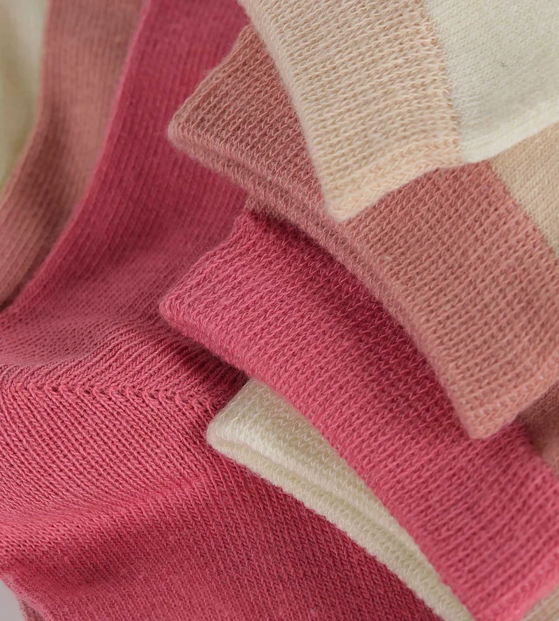 4 Paar Socken für Frauen Rosa EcoDim Mode