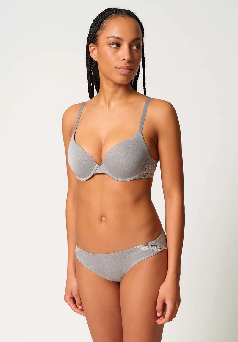 Classicotton Padded bra | grey melange 081993-08S950