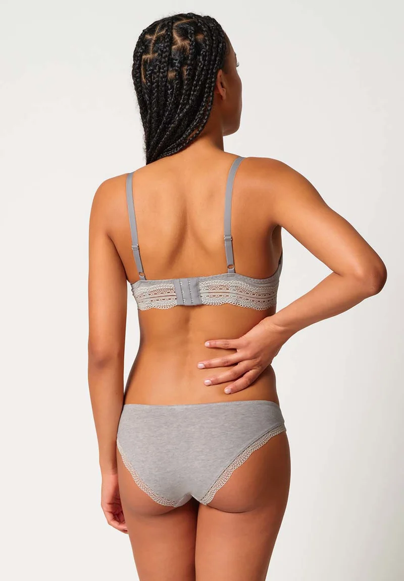 Classicotton Padded bra | grey melange 081993-08S950