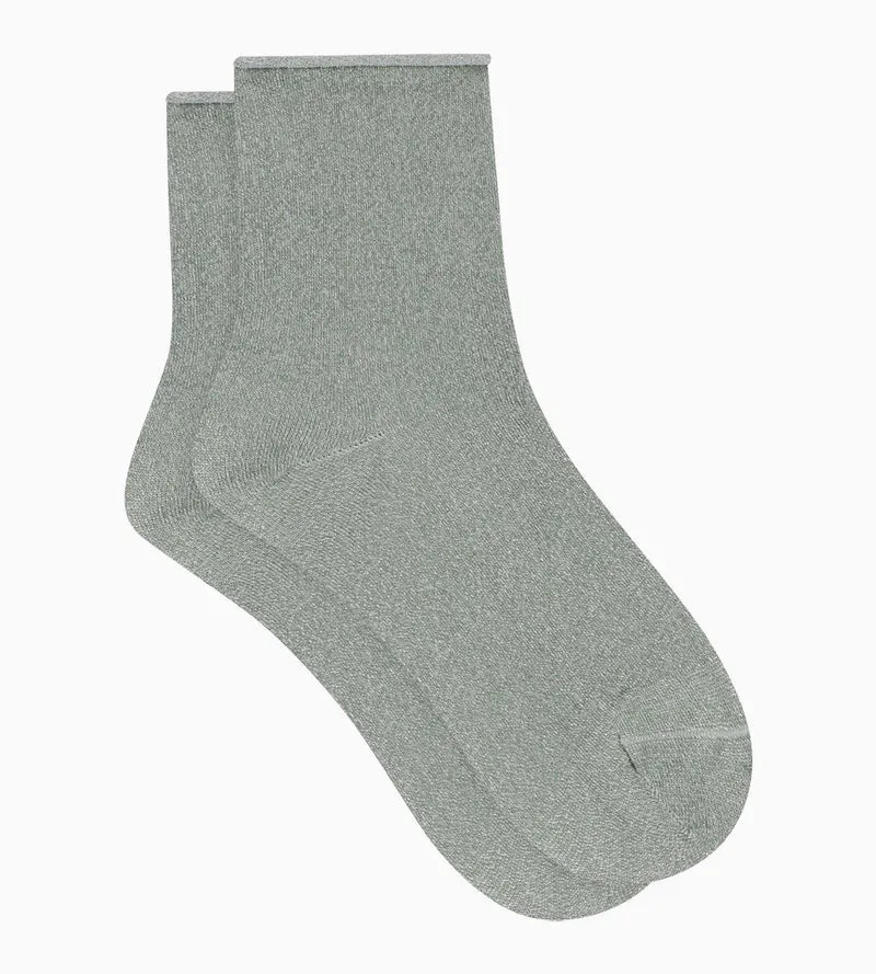 Dim Mode Damenstrümpfe aus Lurex in Khaki