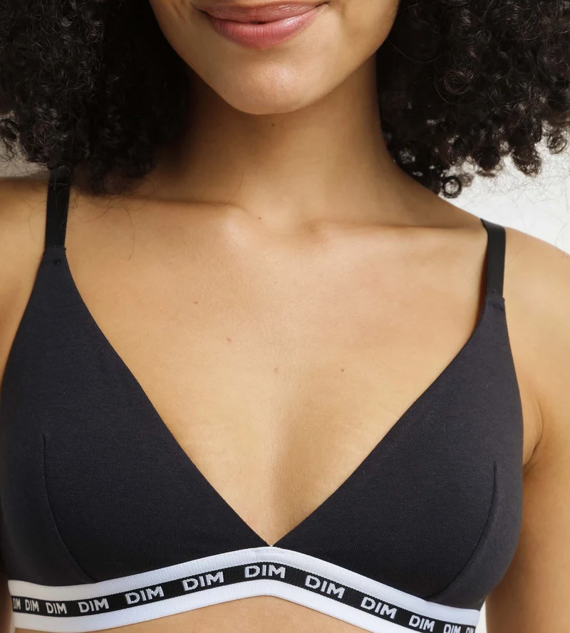 Triangel-BH, Damen, ohne Bügel Schwarz Dim Icons