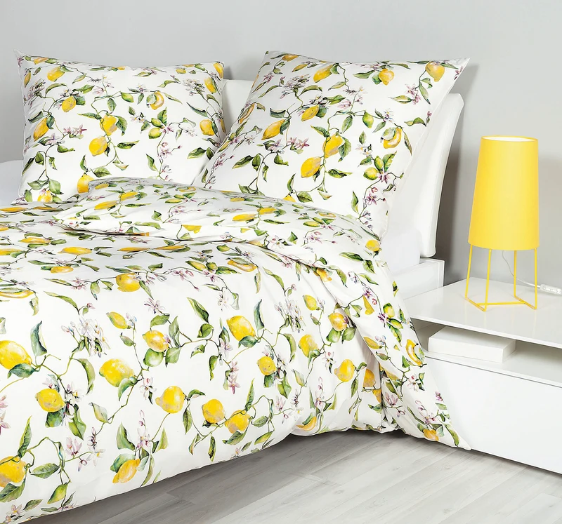 Mako-Satin modern art S Zitronenprint